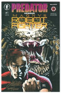 Predator vs. Magnus Robot Fighter #1 (1992) Signed/ # by Lee Weeks