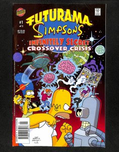 Futurama Simpsons Special Infinitely Secret Crossover Crisis #1