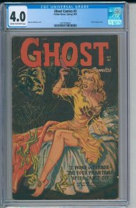 Ghost Comics #2 CGC 4.0 Classic lingerie cover!