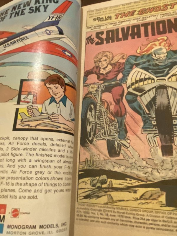 Ghost Rider #18 (1976)Namor,Spider-Man,Hercules