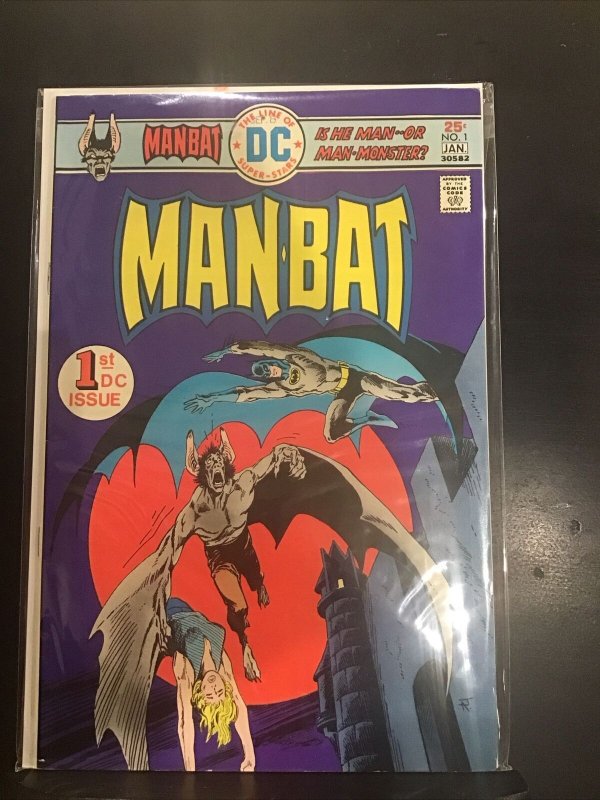 MAN-BAT #1  1975 VG 1ST DC ISSUE