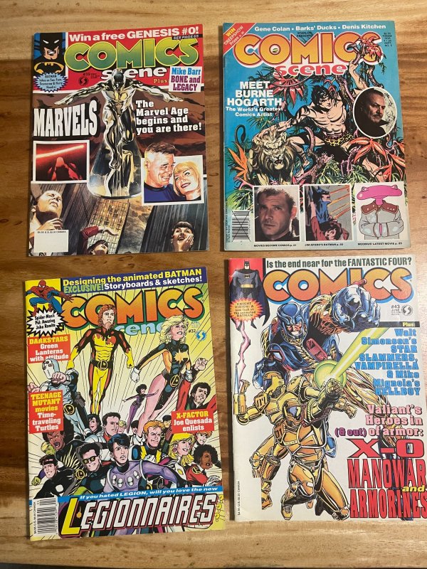 Comics Scene Magazine Lot Of 23