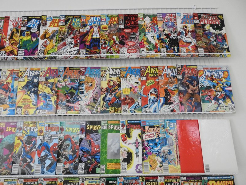 Huge Lot 190+ Comics W/ Spider-Man, Marvel Team-Up, Thor, +More! Avg FN+ Cond!