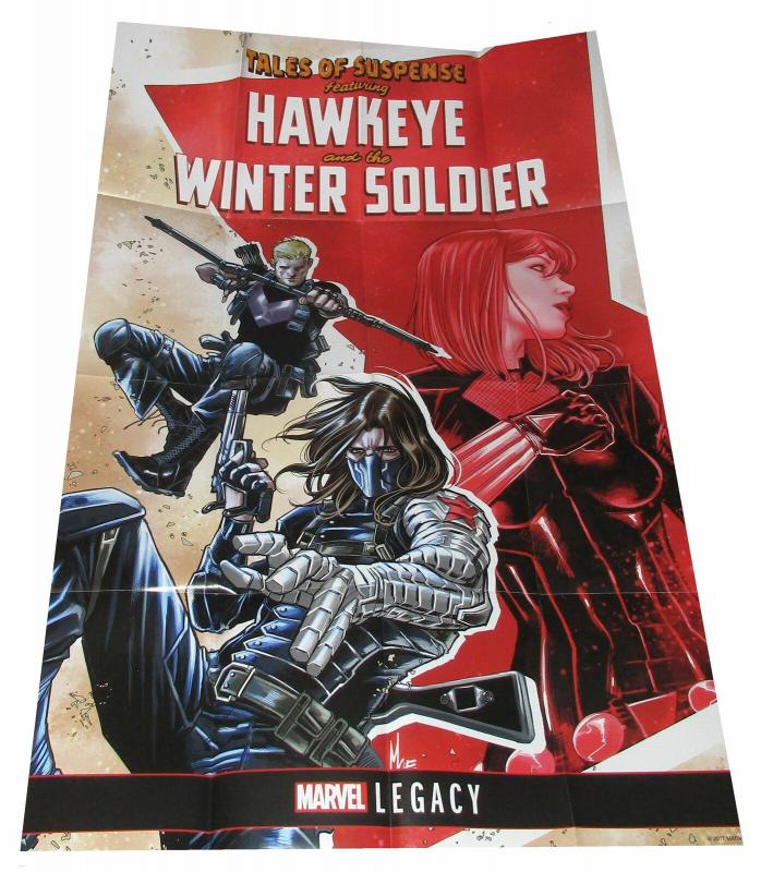 Tales of Suspense Hawkeye Winter Soldier Folded Promo Poster (36 x 24) - New!