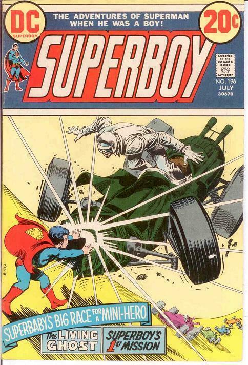 SUPERBOY 196 F-   July 1973 COMICS BOOK