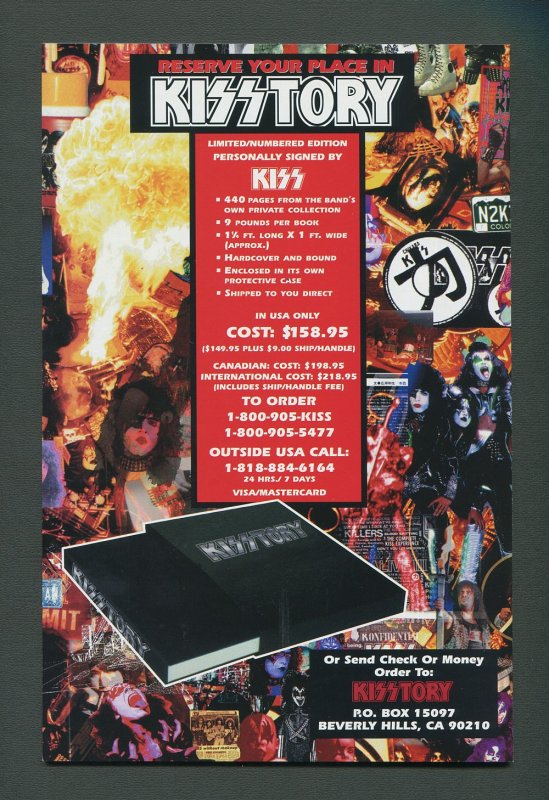 Kiss Psycho Circus #10  / 9.6 NM+ - 9.8 NM-MT  / June 1998