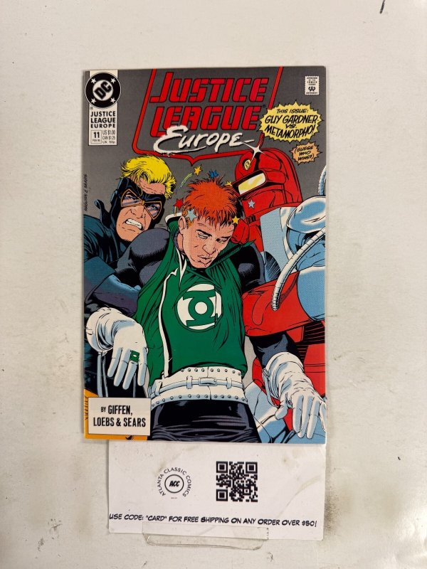 Justice League Europe #11 VF-NM DC Comic Book 17 ET7