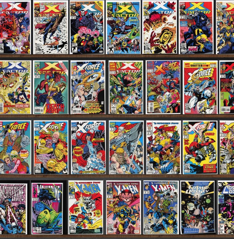 Huge Lot 130+ Comics with X-Factor, X-Force, Checkmate, Doom 2099 & More!