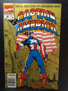 Captain America #383 Newsstand Edition (1991)
