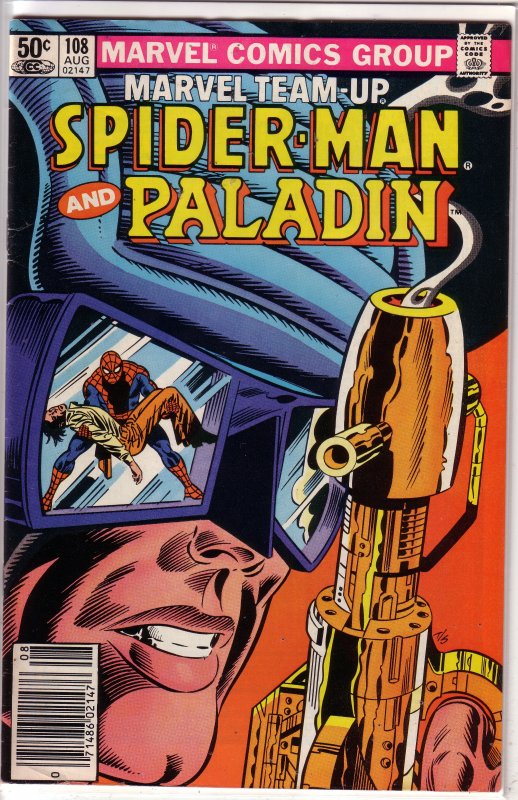 Marvel Team-Up vol. 1 #108 VG Spider-Man, Paladin, DeFalco/Trimpe, Dazzler