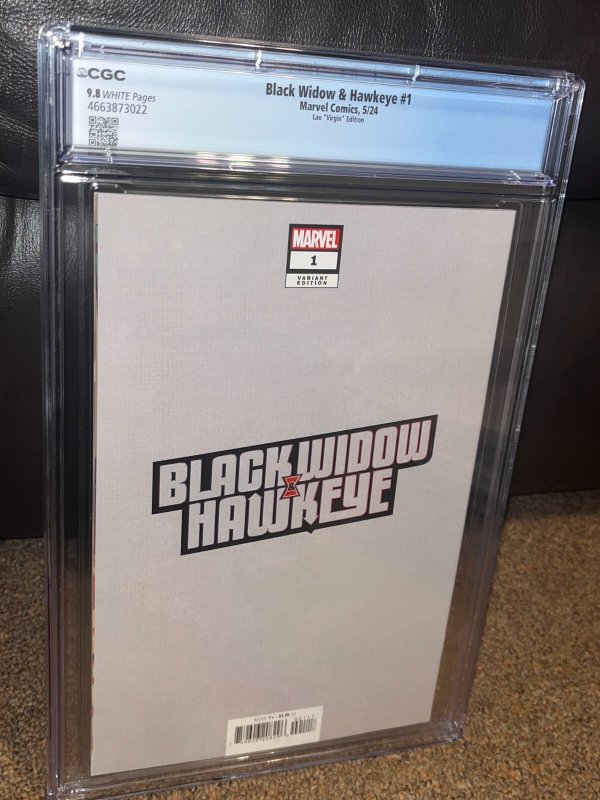 Black Widow and Hawkeye 1 (2024), Artgerm 1:100 Variant CGC Graded 9.8