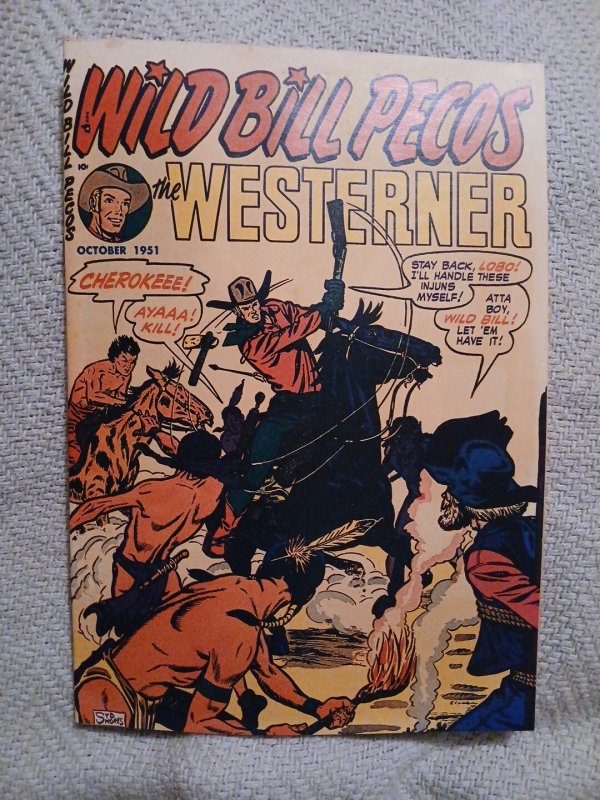 Wild Bill Pecos The Westerner #40 Comic Wanted Comics Group 1951 Syd Shores RARE