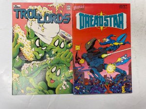 5 ECLIPSE comic books Laser Eraser Pressbutton Nexus TrollLords 51 KM38