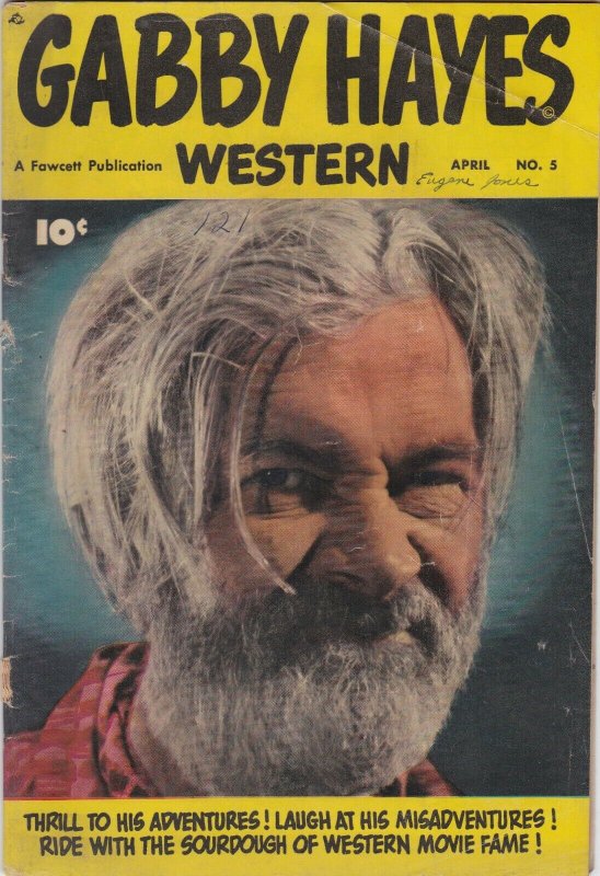 Gabby Hayes Western 5 GD/VG (Fawcett Apr. 1949)