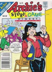 Archie's Story And Game Digest Magazine #30 VF ; Archie |