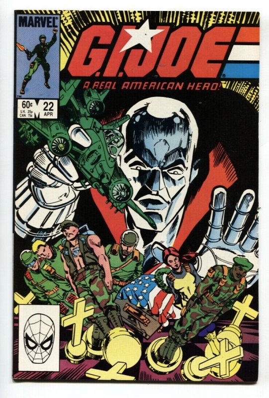 G.I. JOE #22 1984- Marvel Comics comic book-1st DUKE-ROADBLOCK