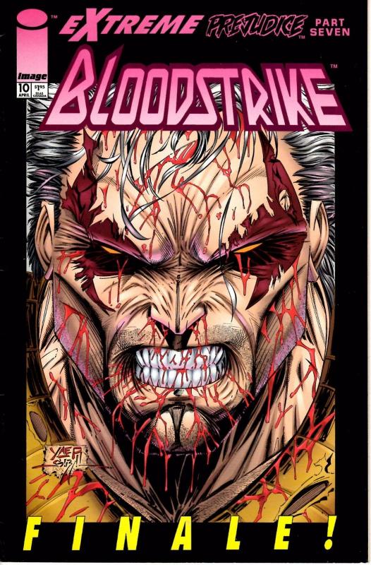 Lot Of 9 Bloodstrike Image Comic Book #1 2 3 4 5 9 10 12 25 Superman   J192