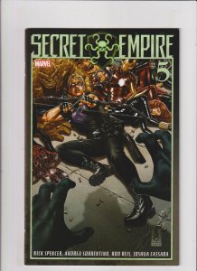 Secret Empire #5 NM- 9.2 Marvel Comics 2017 Hydra Captain America Avengers