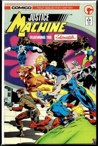Justice Machine featuring The Elementals #1 Direct Edition (1986) Elementals