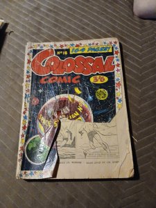 COLOSSAL COMIC #18 Silver Age 1961 Australian Kenmure Press Batman Superman Pulp