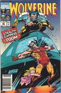 Wolverine #40 Newsstand Edition (1991) Wolverine