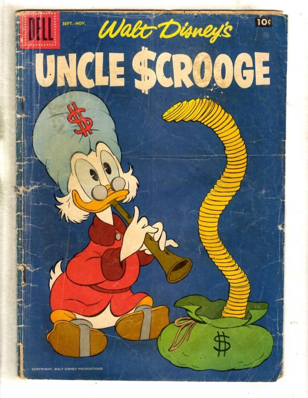 Uncle Scrooge # 19 VG- Dell Comic Book Walt Disney Donald Mickey Goofy JL15