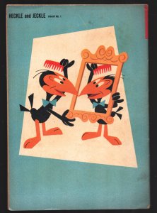 Heckle & Jeckle #1 1962-Gold Key-1st issue-Gaston le-Crayon -pin-up back cov