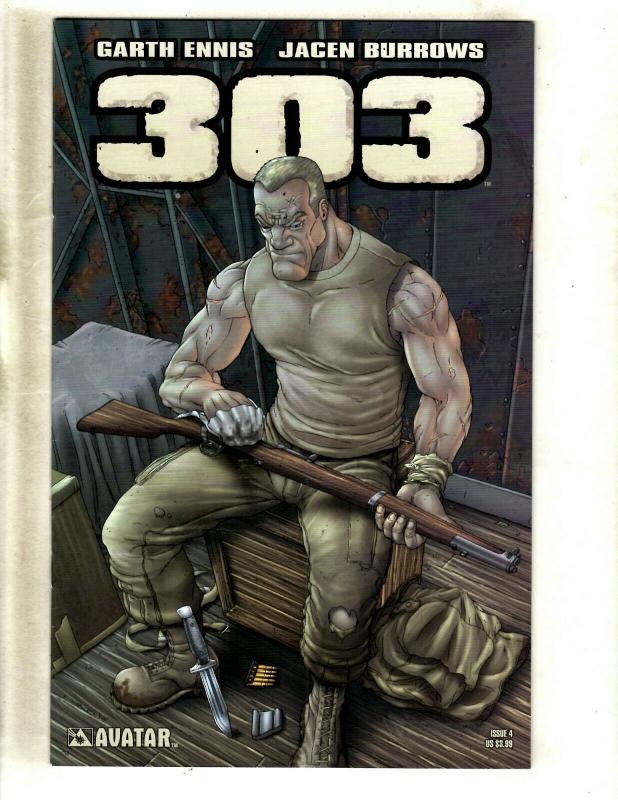 Lot Of 6 303 Avatar Press Comic Books # 1 2 3 4 5 6 Garth Ennis & Burrows MF16