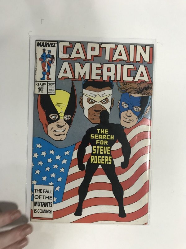 Captain America #336 (1987) FN3B120 FN FINE 6.0