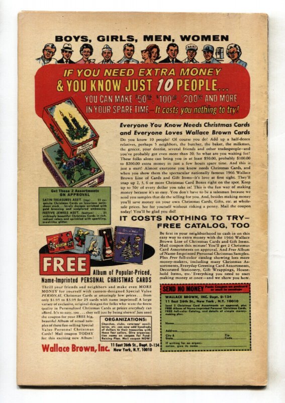 FANTASTIC FOUR #55 - comic book 1966-KEY ISSUE-SILVER SURFER KIRBY vg+