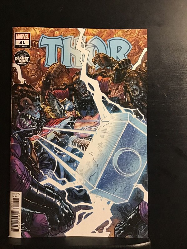 Thor #31 Bradshaw Planet of the Apes Variant Marvel 2023 VF/NM Comics 