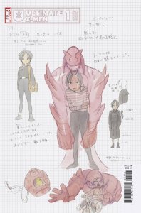 (2024) ULTIMATE X-MEN #1 1:10 Peach Momoko Design Variant Cover