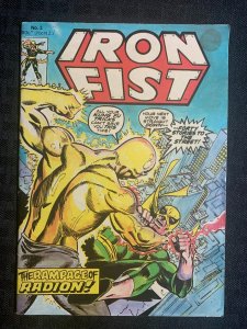 1981 IRON FIST Pocket/Digest #3 VG/FN 5.0 John Byrne Rampage of Radion