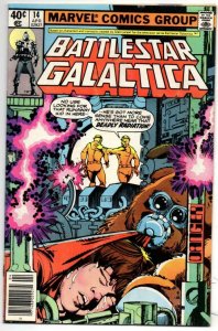 BATTLESTAR GALACTICA # 11 12 13 14, FN+, Apollo, Zac, Cyclons 1979 1980 4 issues