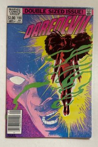 (1982) DAREDEVIL #190 FRANK MILLER ART! NEWSSTAND VARIANT COVER