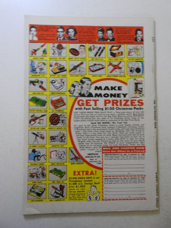 The Incredible Hulk #145 (1971) VG Condition