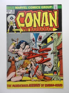 Conan the Barbarian #25 (1973) VG+ Condition! moisture wrinkle back cover