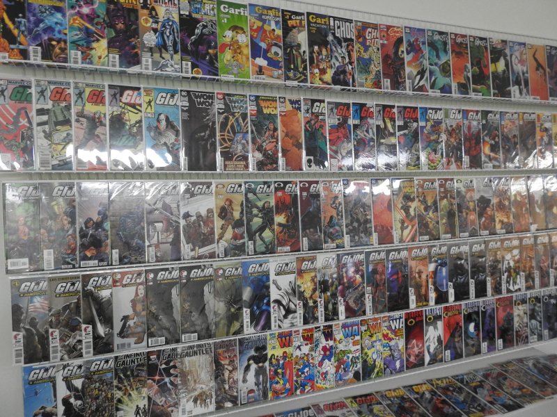 Huge Lot 130+ Comics W/ G.I. Joe, Wonder Woman, Ghost Spider, +More! Avg VF+
