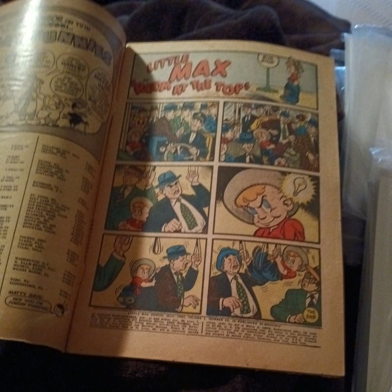 Little Max 65 Harvey comics 1960 Silver age early Richie rich appearance 1st prt 