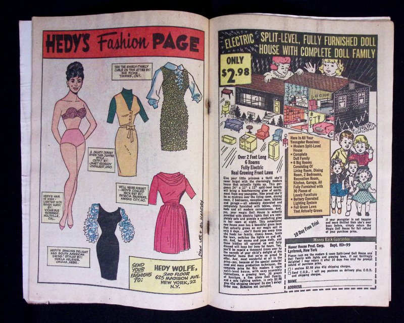 Patsy Walker #118 Paper Doll Pages December 1964 Stan Lee Romance Marvel Comics