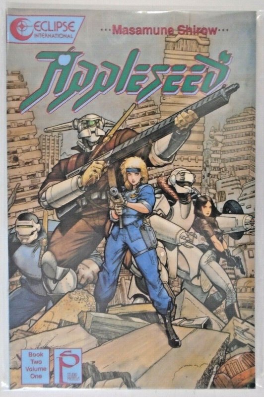 *Appleseed (1988 Eclipse) v1 #1-3, v2 #1-3  (6 books) Masumune Shirow 