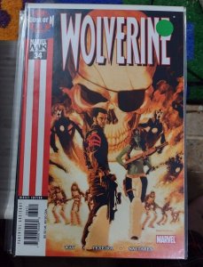 WOLVERINE # 34  2005  MARVEL HOUSE OF M  DANIEL WAY SHIELD