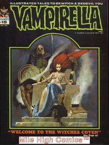 VAMPIRELLA  (MAGAZINE) (1969 Series) #15 Fine