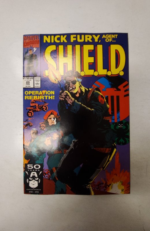 Nick Fury, Agent of SHIELD #20 (1991) NM Marvel Comic Book J717