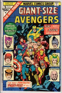 Giant-Size Avengers #5 (1975) 9.0 VF/NM