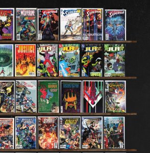 Huge Lot 150+ Comics with Wolverine, Jla: Year One, Superman, Hourman & More!