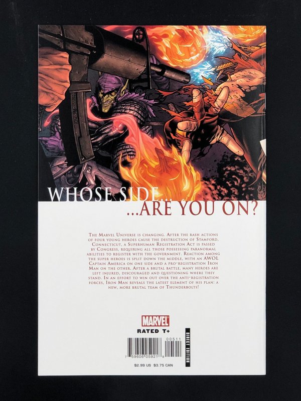 Civil War #5 (2006) Death of Jack O' Lantern, Berkhart