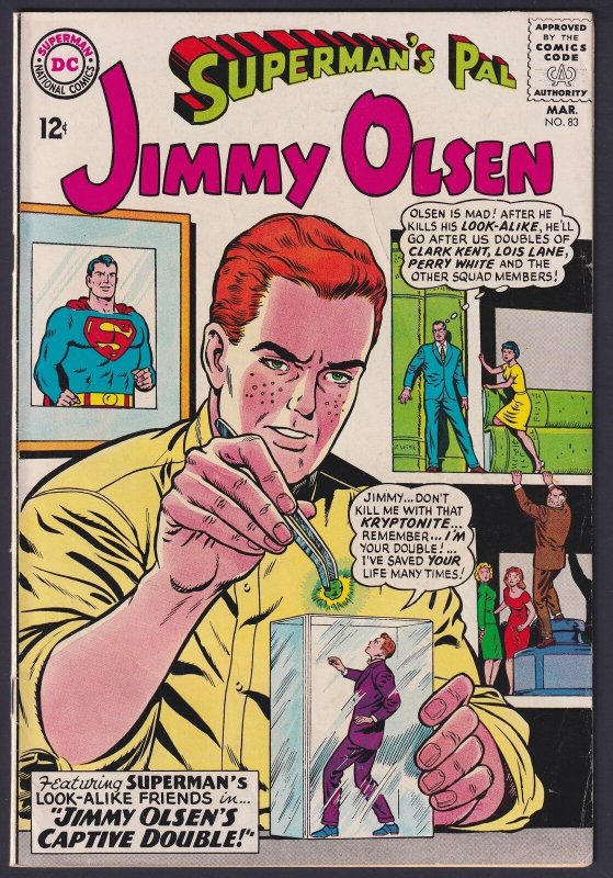 Jimmy Olsen #82 83 (1965) DC Silver-Age comic VG/FN