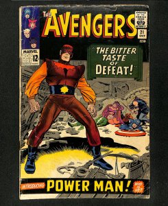 Avengers #21 1st Appearance Power Man (Erik Josten)! 1965!