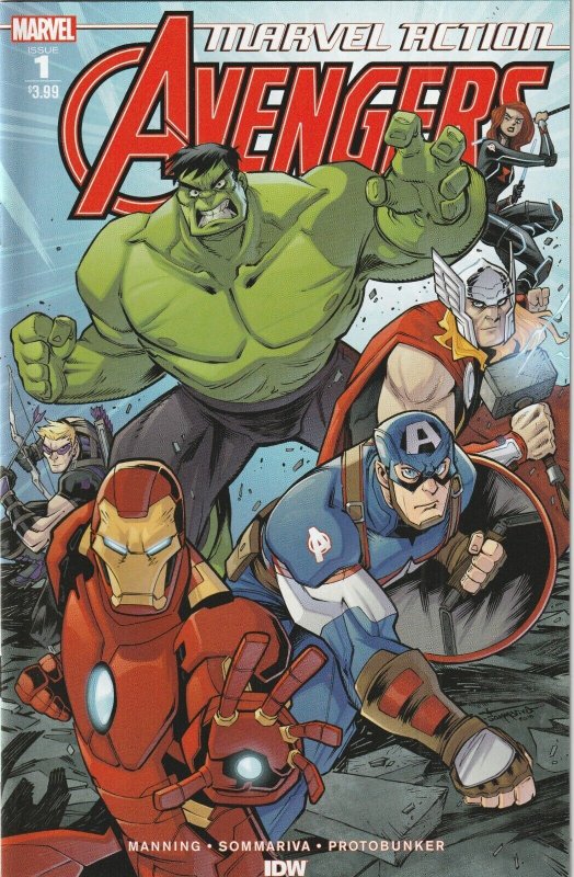 Marvel Action Avengers # 1 Cover A NM IDW 2018 [V7]
